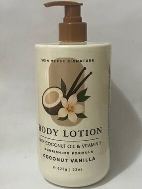 Coconut Vanilla Body Lotion - Cream
